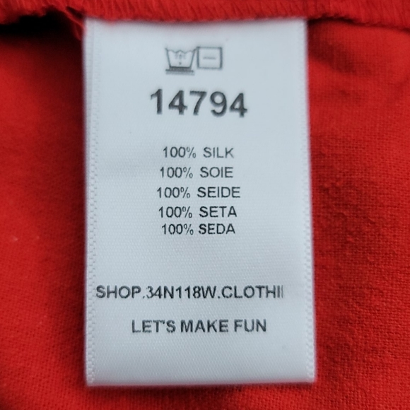 Anthropologie 34°N 118°W The Goods Silk Tie Dress - Picture 7 of 11